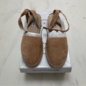 NIB Steve Madden Suede Espadrilles LESKO US8